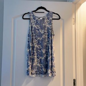 Paisley print tshirt dress- thigh length